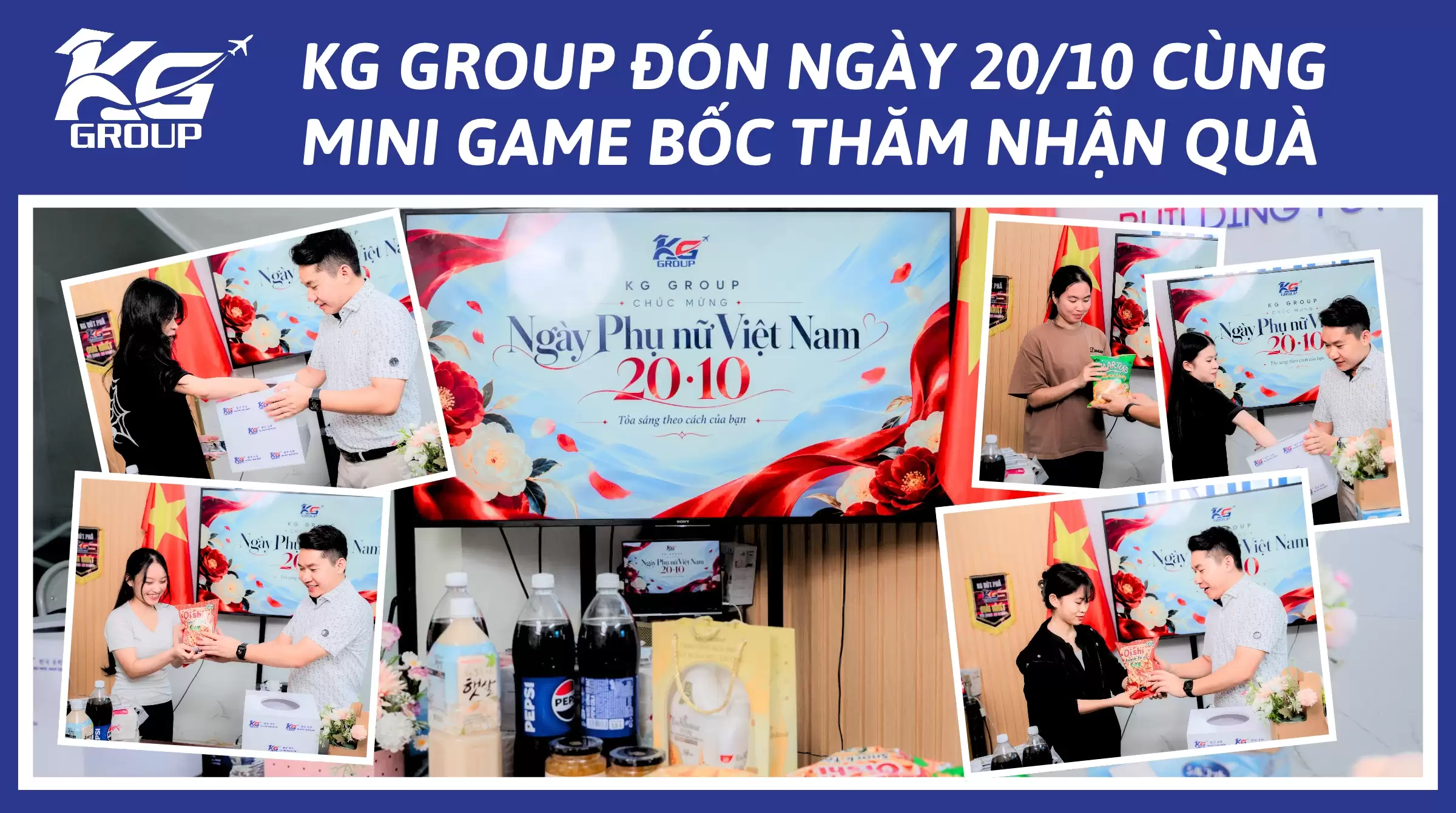 KG GROUP ĐÓN NGÀY 20/10 CÙNG MINI GAME BỐC THĂM NHẬN QUÀ 1 KG GROUP ĐÓN NGÀY 20/10 CÙNG MINI GAME BỐC THĂM NHẬN QUÀ